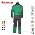 EN11611 Uniforme ignifuge 100% coton bleu foncé